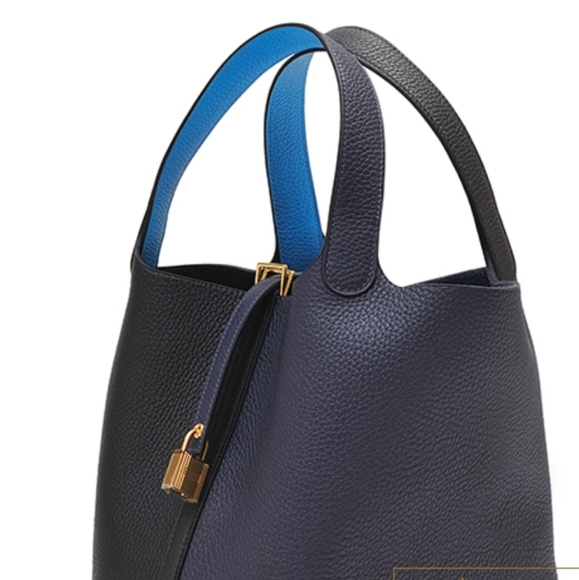 💯 NWT- Rare HERMES Picotin 18 Lock Casaque 2 - Picture 7 of 8